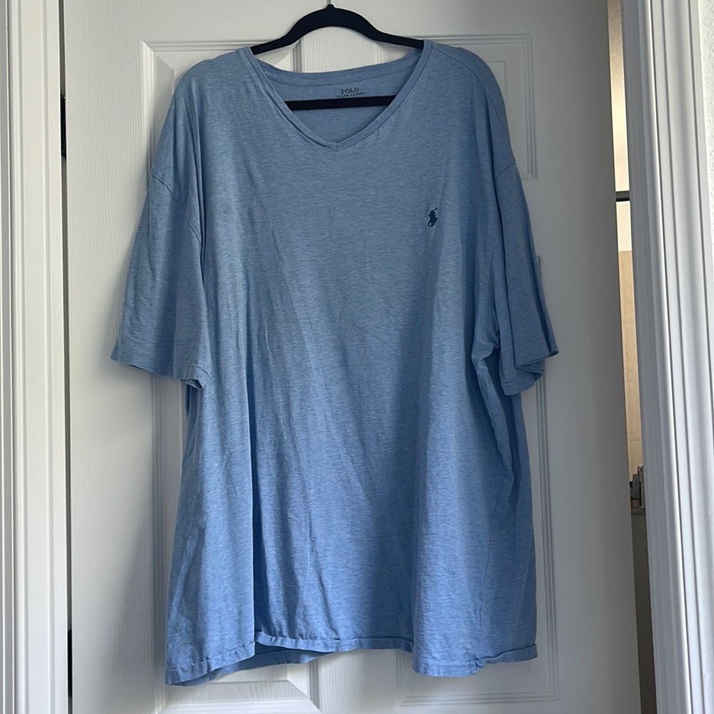 Mens polo VNeck T 2XLT